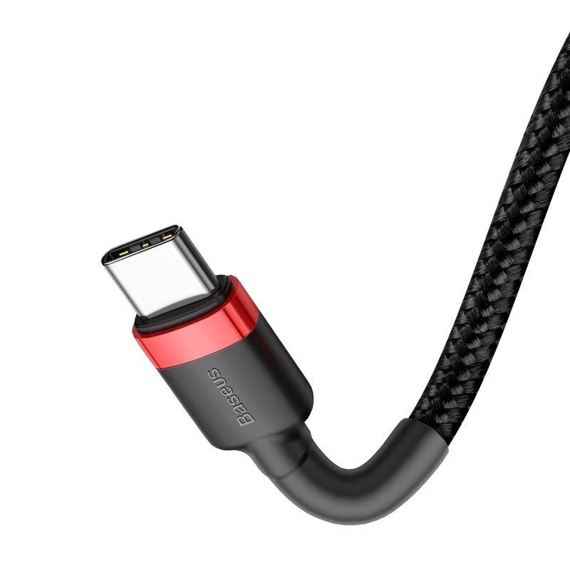 USB-C na USB-C kábel Baseus CATKLF-G91 1 m, USB-C konektor samec, 0,48 Gbit/s, čierny