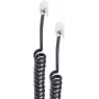 shiverpeaks ®-BASIC-S telefónny špirálový kábel k slúchadlu 2x 4P4C, biely, 4,0 m (BS70134)
