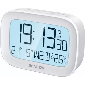 Digitálny budík SENCOR SRC 2200 s LED displejom a záložnou batériou