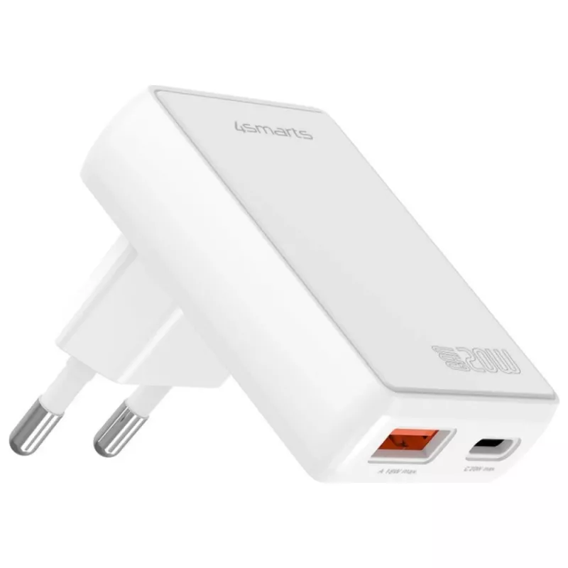 Indoor nabíjačka 4smarts 546020 univerzálna biela AC rýchlonabíjanie