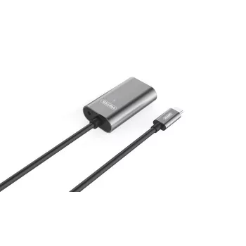 USB kábel UNITEK U305A 5m USB 3.2 Gen 1 USB C sivý