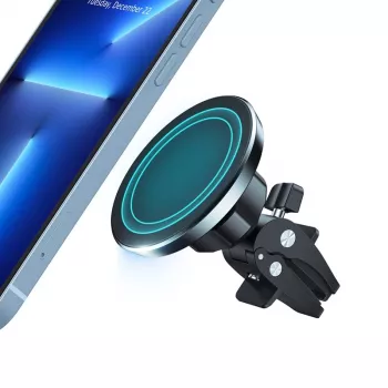 Magnetický MagSafe držiak do auta Crong CRG-CH6-BLK pre iPhone 12 a novší
