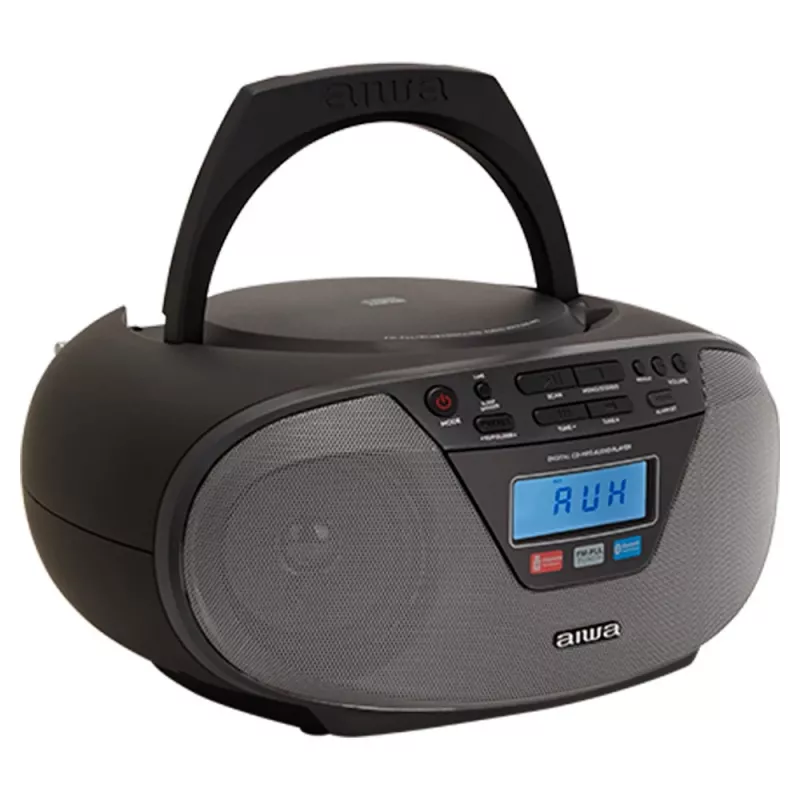 Audio mikrosystém Aiwa BBTU-400BK, CD/MP3/FM-PLL/BT prehrávač (čierny)