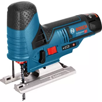 Akumulátorová priamočiara píla GST 12V-70 Professional, 12 V (modrá/čierna, 2x lítium-iónová batéria 3,0 Ah, v L-BOXX)