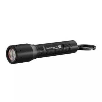 Baterka Ledlenser P3R čierna — nabíjateľná kompaktná LED kľúčenka