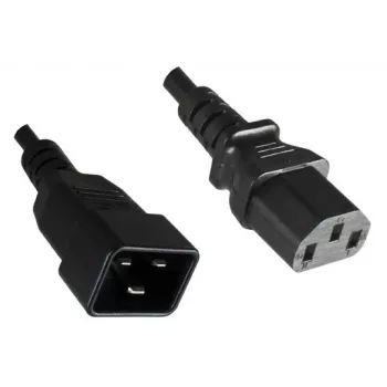 Microconnect PE030605 napájací kábel čierny 0,5 m C13 konektor samica C20 konektor samica