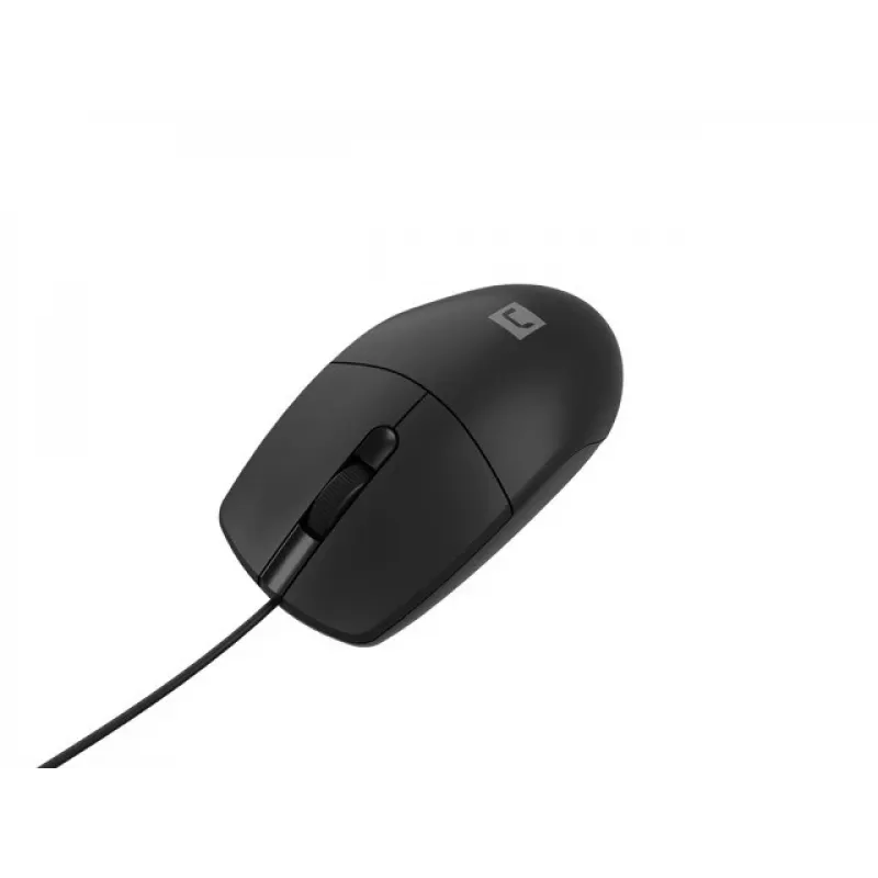 Káblová kancelárska myš NATEC Ruff Plus USB Type-A, pravácka, 1200 DPI, 3 tlačidlá, čierna