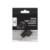HDMI adaptér GEMBIRD A-HDMI90-FML, HDMI na HDMI, pravouhlý 90° adaptér, čierny