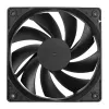 Ventilátor Akasa čierny 12cm AK-174BKT-B