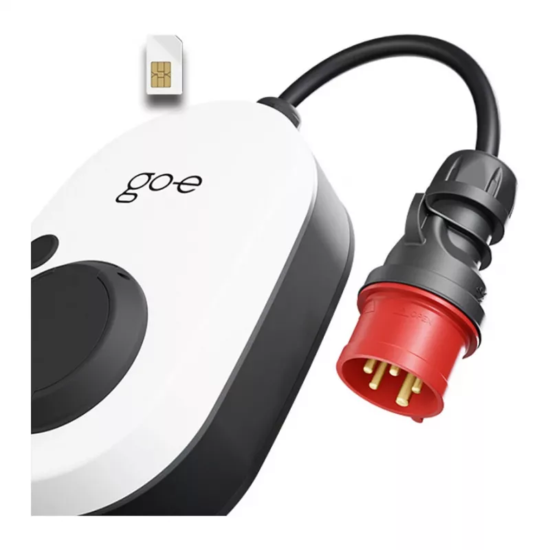 go-e Gemini flex 2.0 čierna biela wallbox 11000W Type 2