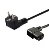 Napájací kábel SAVIO CL-115 IEC C13 na konektor samec, 1,2 m, čierny
