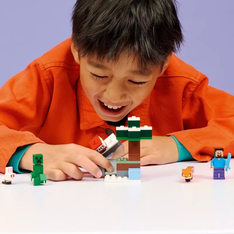 LEGO MINECRAFT 21583 Stevovo tajgové dobrodružstvo