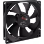 Inter-Tech F-92-S 88885180 ventilátor do skrinky, 92 x 92 x 25 mm, 1500 ot./min, 24 dB, čierny