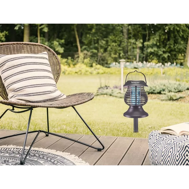 Beper P206ZAN111 solárny lampáš lapač hmyzu, lampa UV-A