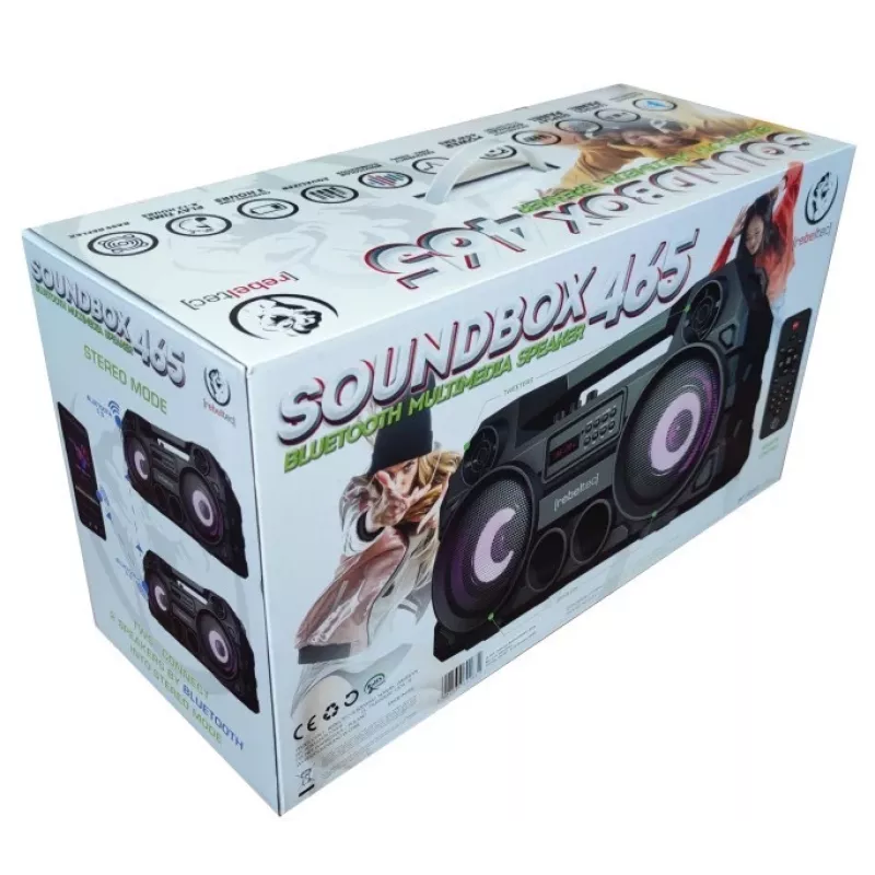 Rebeltec Bluetooth reproduktor SoundBOX 465 čierny