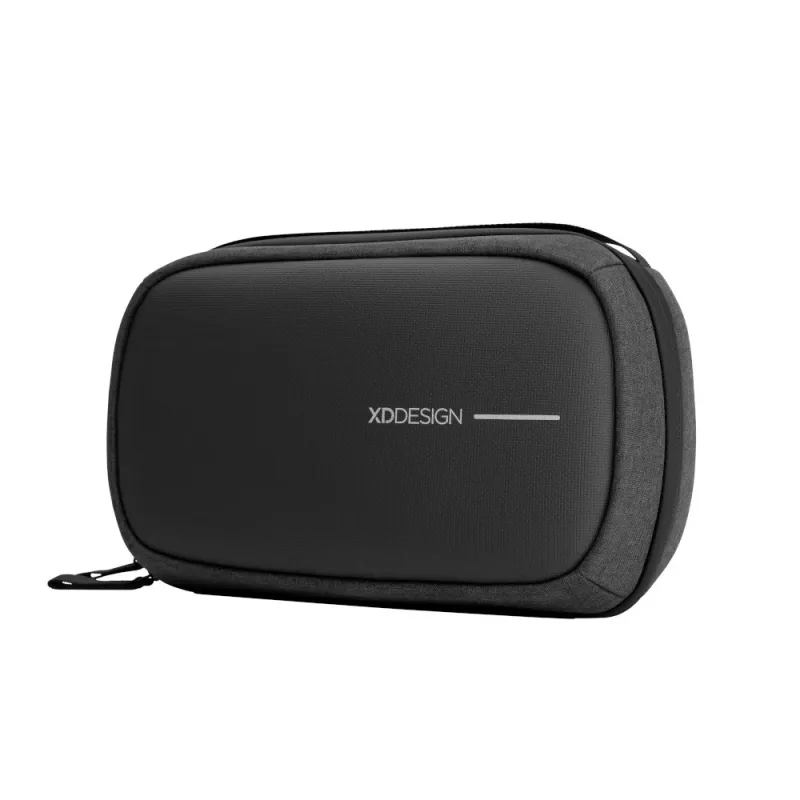 Kozmetická taška XDDESIGN First-Class All-in-One Travel Organiser P706.3401, čierna, zips, deluxe taška