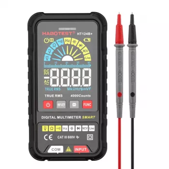 Digitálny multimeter Habotest HT124B+ — meranie AC/DC napätia a odporu