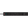 Predlžovací prívod Brennenstuhl Bremounta, 5 zásuviek, 2x USB-C, 3 m, čierny
