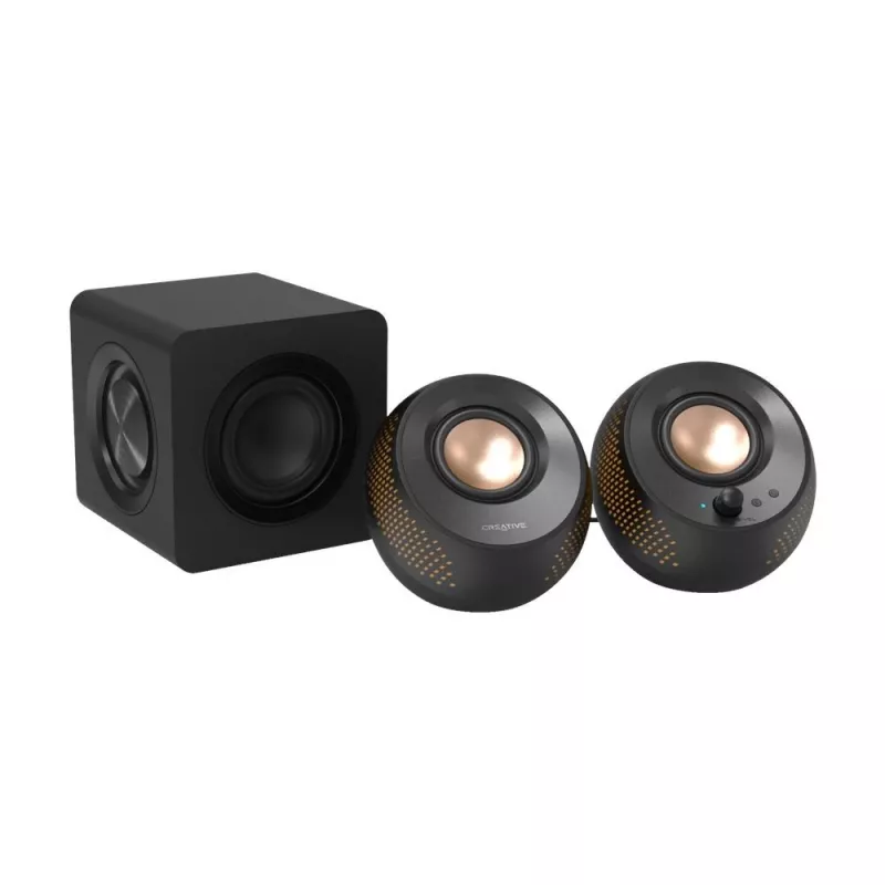 Creative Labs Creative Pebble X Plus reproduktorová sada 30 W univerzálna čierna 2.1 kanály Bluetooth