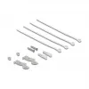 Patch panel DELOCK Mini Desktop RJ45 4 porty Cat.6A tienený čierny, kov, 90×22×93 mm