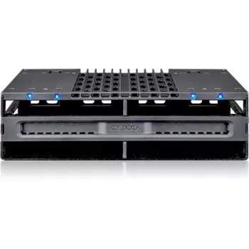ICY DOCK - MB024SP-B - flexiDOCK bezrámový 4x 2,5 SAS/SATA SSD/HDD výmenný rám pre 5,25 šachtu