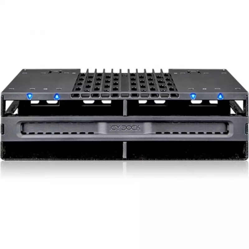 ICY DOCK - MB024SP-B - flexiDOCK bezrámový 4x 2,5 SAS/SATA SSD/HDD výmenný rám pre 5,25 šachtu