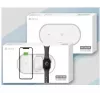 3-in-1 bezdrôtová nabíjačka Devia V4 10W — pre smartphone, Apple Watch, slúchadlá