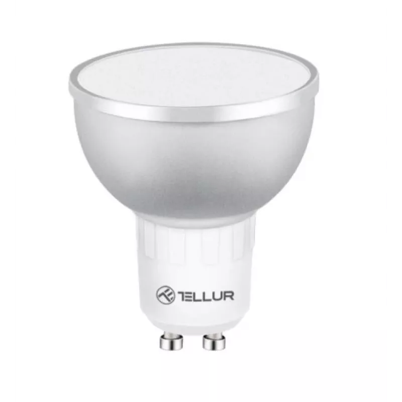 LED Smart Bulb Tellur GU10 5W RGB stmievateľná – pätica GU10, 5 W, RGB, inteligentné ovládanie