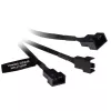 RGB rozbočovací kábel Alphacool 18679 čierny plast 150mm