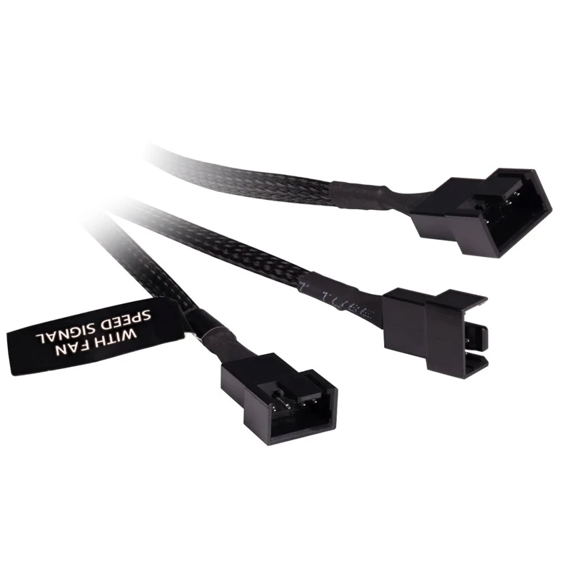 RGB rozbočovací kábel Alphacool 18679 čierny plast 150mm