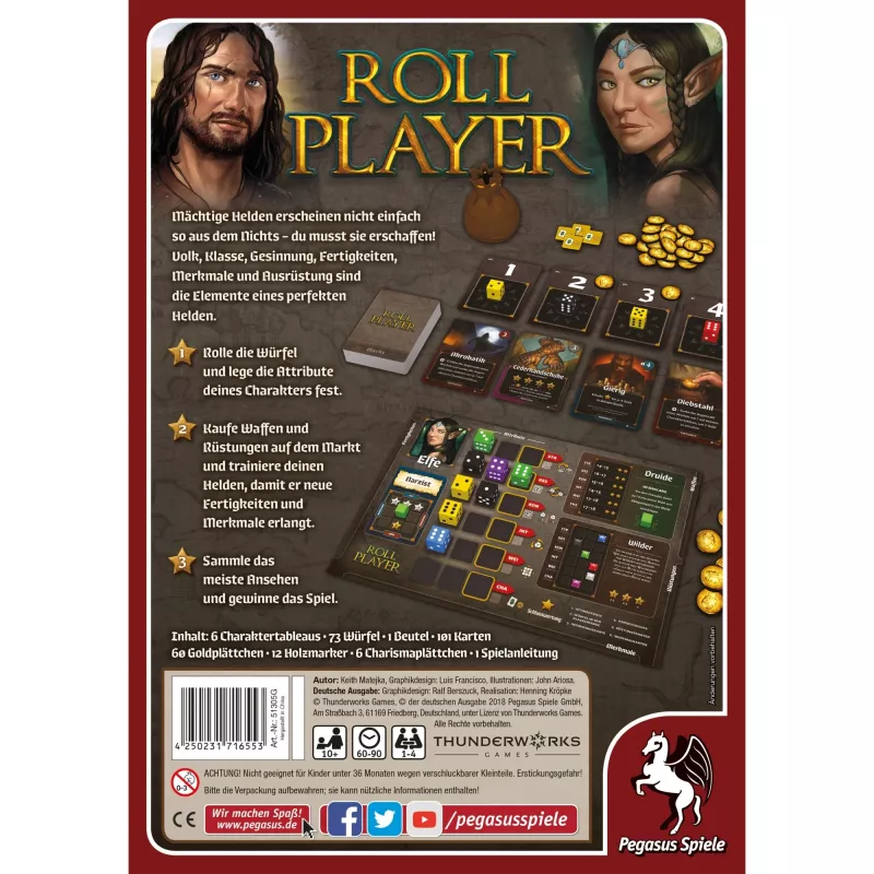 Roll Player, stolová hra