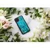 Ochranné puzdro iKins pre iPhone 11 Pro Max – Almond Blossom čierne