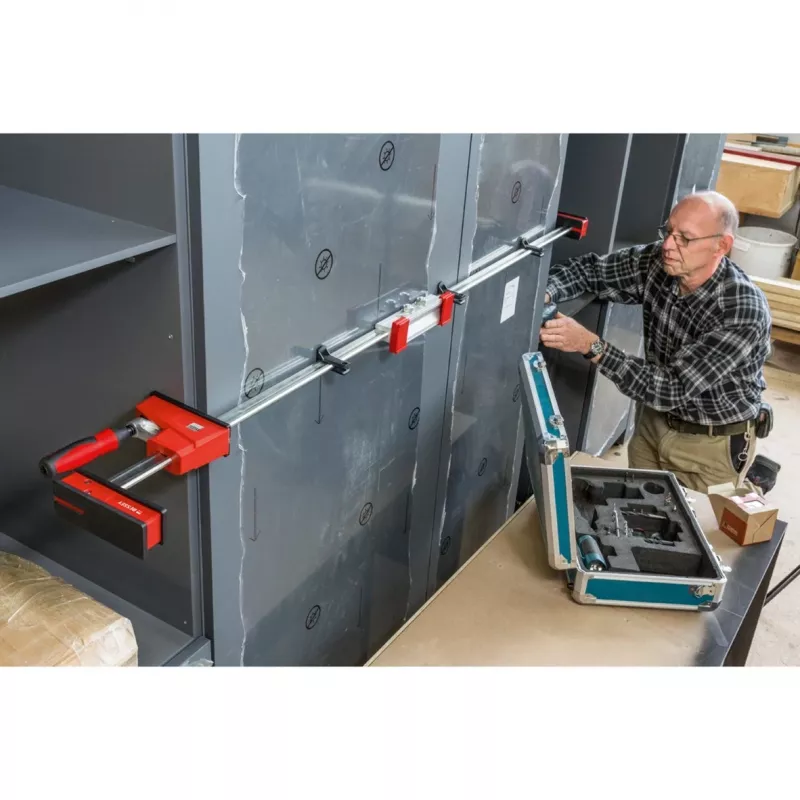 Predĺženie korpusových zvierok Bessey KBX20, hliník, červená