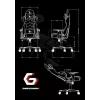PC herná stolička Gembird GC-SCORPION-01X