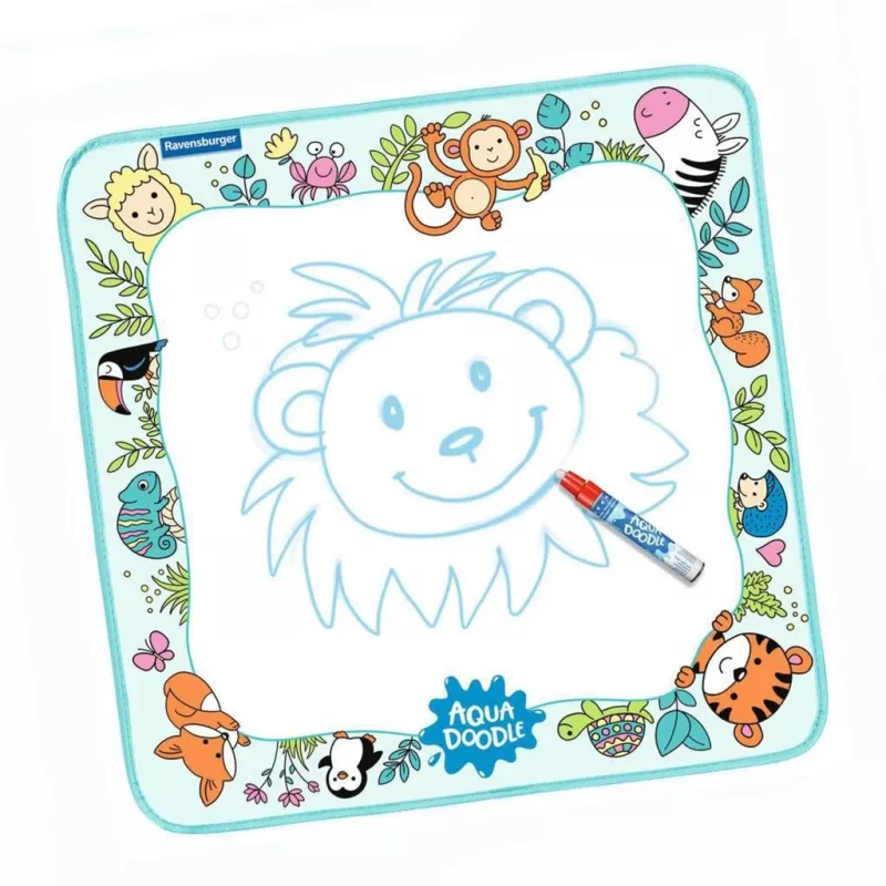 Ravensburger Aqua Doodle Animals maľovacia podložka — Ministeps sada na čisté maľovanie vodou