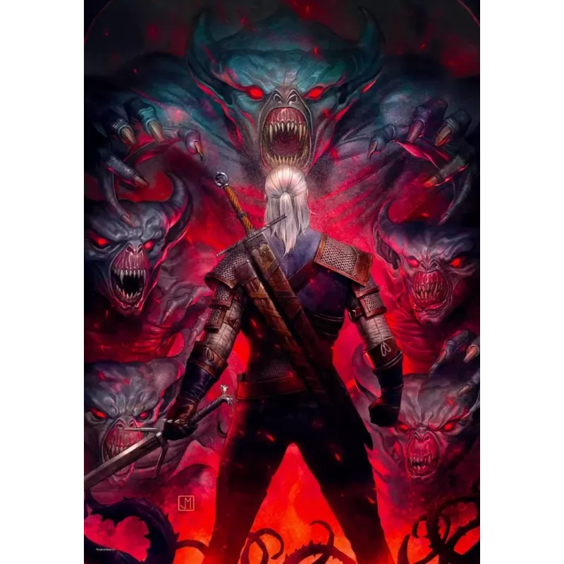 Good Loot Comic Book Puzzle: The Witcher (Wiedźmin) Corvo biela, 1000 dielikov