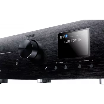 Stereo prijímač Magnat MC 400 — 2.0 kanály, 40 W na kanál, CD prehrávač, Wi‑Fi, Bluetooth, DAB/FM, Ethernet (čierny)