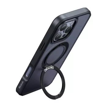Ochranné puzdro Mcdodo PC-4932 pre iPhone 16 Pro s integrovaným stojanom, čierne