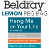 Vrecko na kolíky Beldray LA032005LEMFEU7 s citrónovou potlačou – závesné úložné vrecko na kolíky