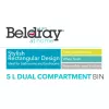 Odpadkový kôš Beldray LA035235WHTFEU7 dvojkomorový 5 l biely