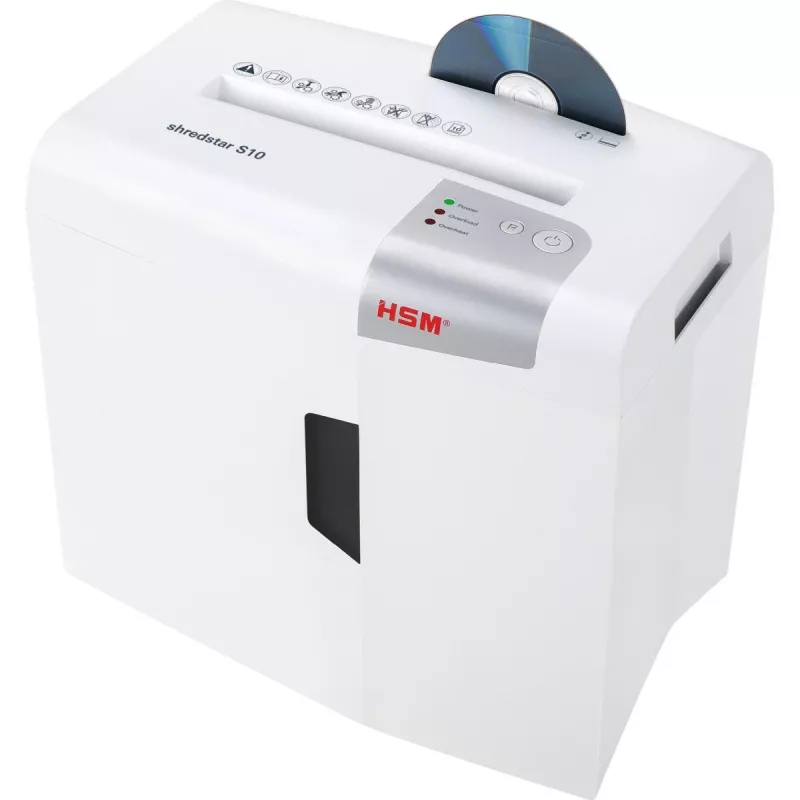 HSM shredstar S10 skartovačka, 6 mm + samostatný mechanizmus na rezanie CD