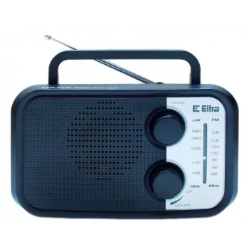 Prenosné rádio Eltra DANA čierne – FM/AM prijímač, kompaktný dizajn