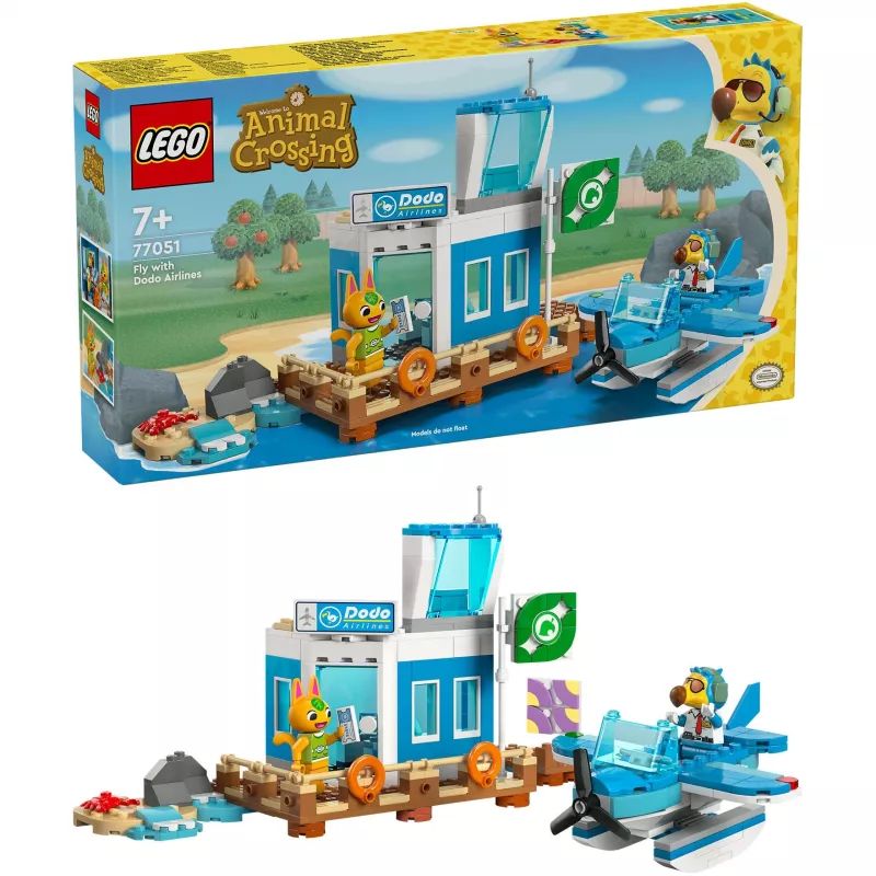 Konštrukčná hračka LEGO 77051 Animal Crossing: Let s Dodo Airlines súprava, značka LEGO, model 77051