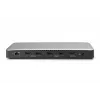 Digitus DA-70918 dokovacia stanica USB-C, 13 portov, 3x HDMI, 2x DP, 4x USB-A, 1x USB-C, RJ-45 1GbE, SD, audio, 150 W