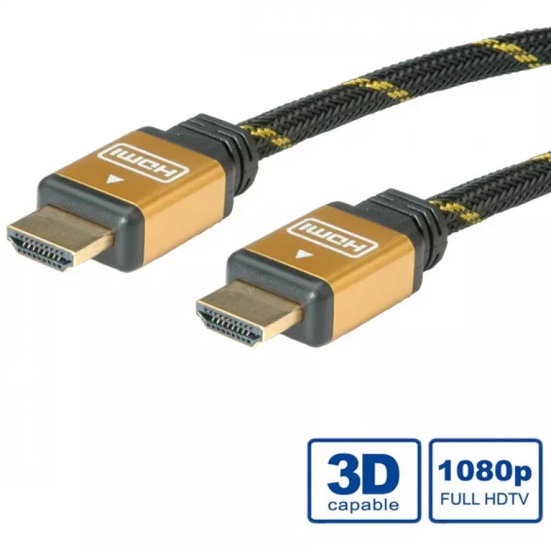 HDMI kábel ROLINE GOLD HDMI M – HDMI M 15 m