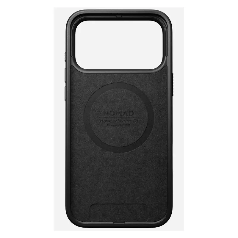 Kožené puzdro Nomad Modern pre iPhone 17 Pro Max (6,9 palcov) – bordová, koža+TPU+PC