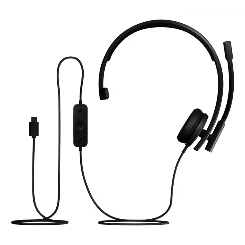 Logitech H570e – headset – on-ear – káblový – USB-C – certifikovaný pre Microsoft Teams (981-001427)