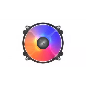 CPU chladič KRUX Integrator RGB KRX0093 s 120-mm PWM ventilátorom, ARGB osvetlenie, 85 W TDP, podpora AM4