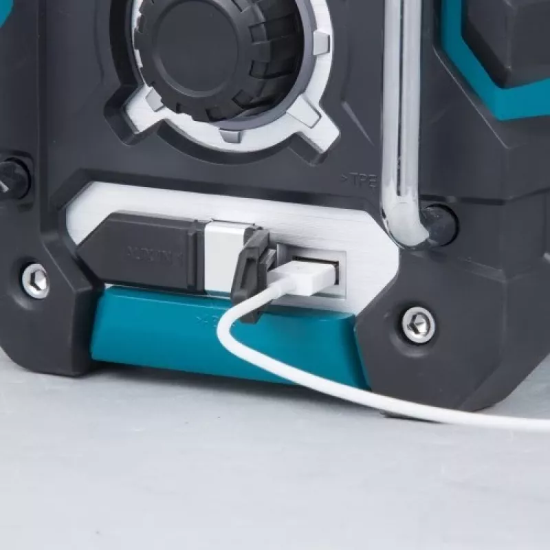 Makita DMR112 rádio čierna, tyrkysová