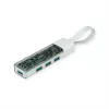 ROLINE mobilný USB 3.2 Gen 1 hub, 4-portový, Type-A+C pripojovací kábel